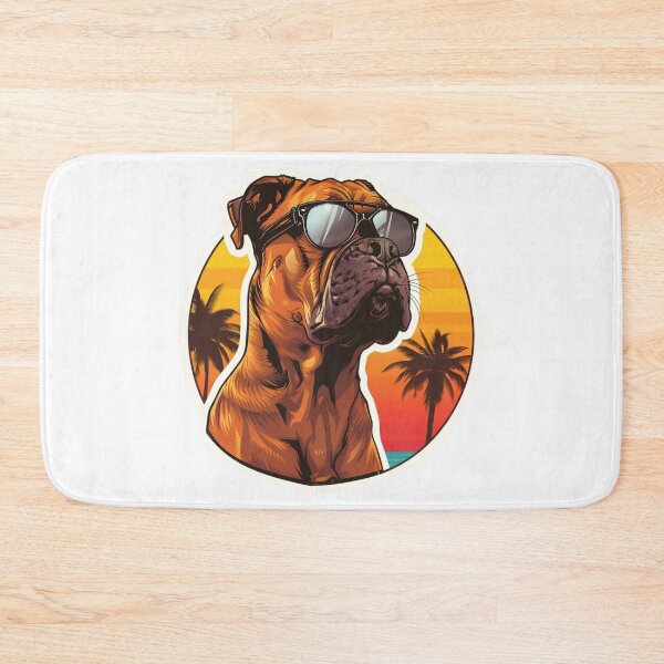 Item preview, Dog Palms and Sunglasses designed and sold by NicolasGlowArt.