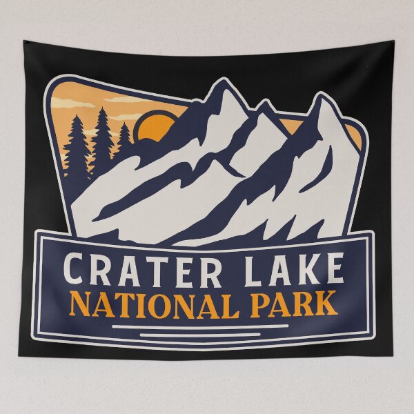 Item preview, Crater Lake National Park designed and sold by graphic-map.