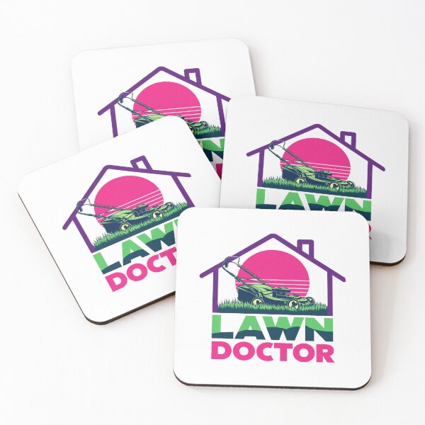 Item preview, Retro Lawn Doctor – Vintage Lawn Care Design  designed and sold by MotivaChic.
