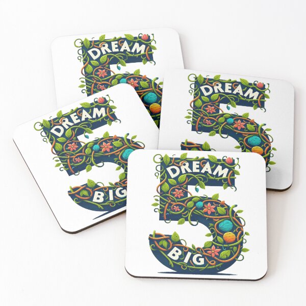 Item preview, Number five with a message of encouragement designed and sold by kankan22.