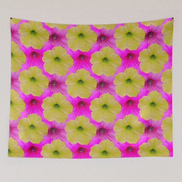Item preview, #5 Macro Pink Petunia Photography / Large BLUE Petunia Photography / Pink Floral Photography / Blue Floral Photography designed and sold by Victoria Rose.