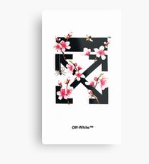 cherry blossom in white Metal Print