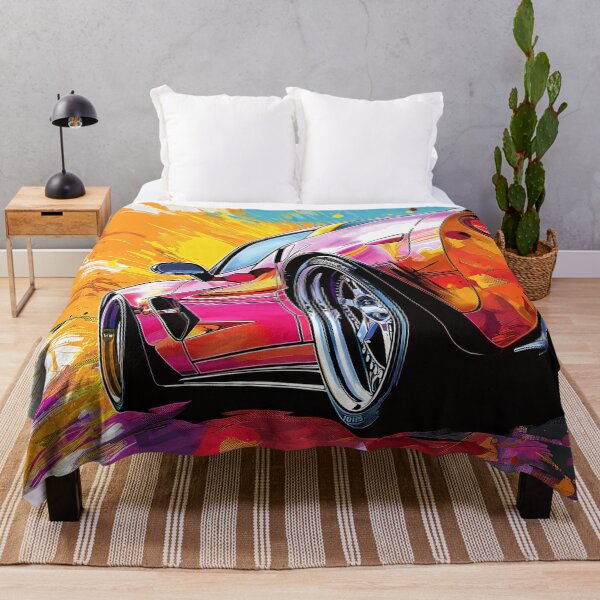 Item preview, Colorful speed: The dynamic sports car designed and sold by PixelPack Design.
