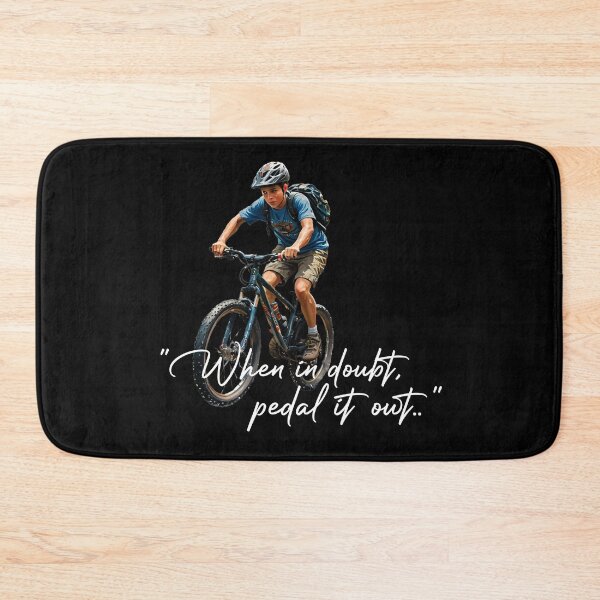 Item preview, "When in Doubt, Pedal it out" - Cycling Design designed and sold by InnovyaDesigns.