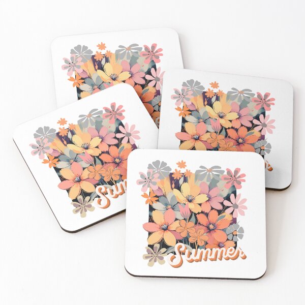 Item preview, Pastel Color, Abstract Flowers, Summer Design designed and sold by CreativeCanvas8.