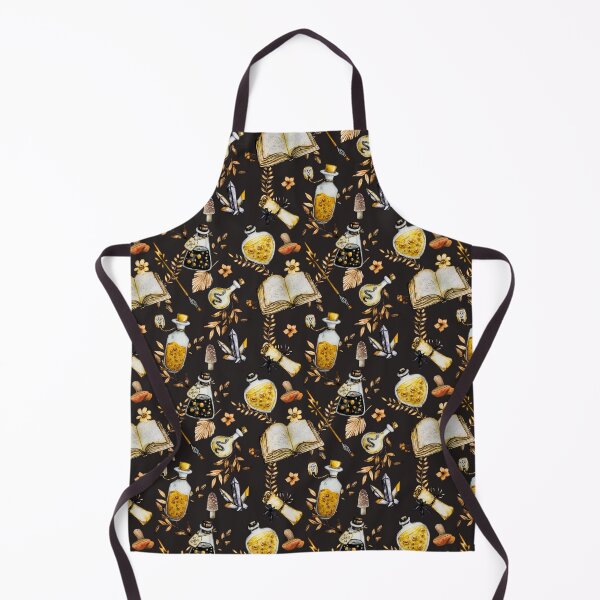 Item preview, Witchcraft watercolor botanical pattern dark designed and sold by MonochromeEcho.