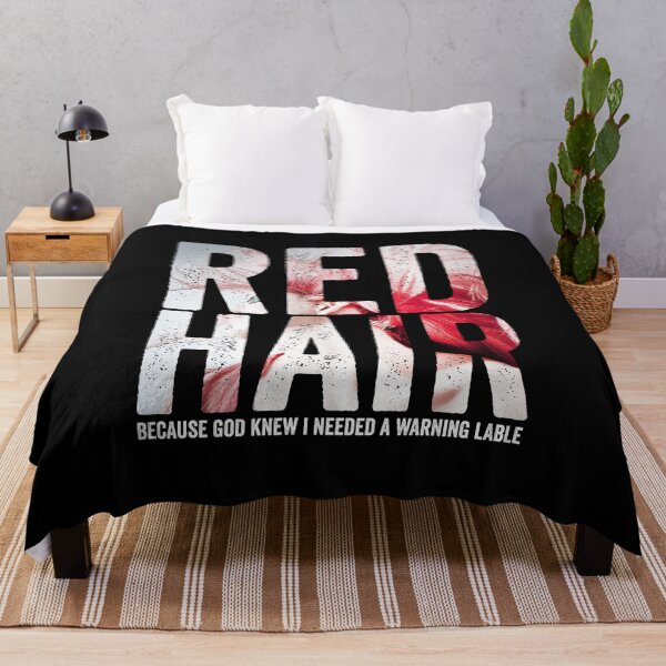 Item preview, Red Hair because god knew I needed a warning label designed and sold by HorizonDesignz.