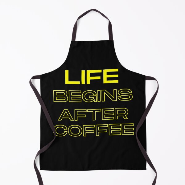 Item preview, LIFE BEGINS AFTER COFFEE FUNNY DESIGN designed and sold by KiziaMizia94.