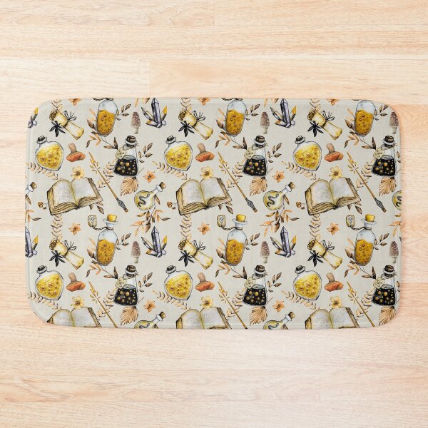 Item preview, Witchcraft watercolor botanical pattern green designed and sold by MonochromeEcho.