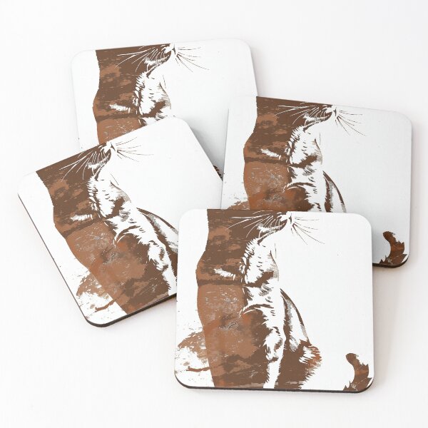 Item preview, Abstract Stencil Cat designed and sold by Guesso.