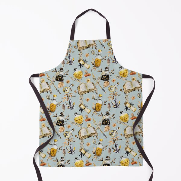 Item preview, Witchcraft watercolor botanical pattern dusty teal designed and sold by MonochromeEcho.