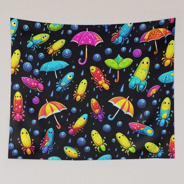 Item preview, Whimsical Kawaii Weather Pattern designed and sold by DreamCraze.