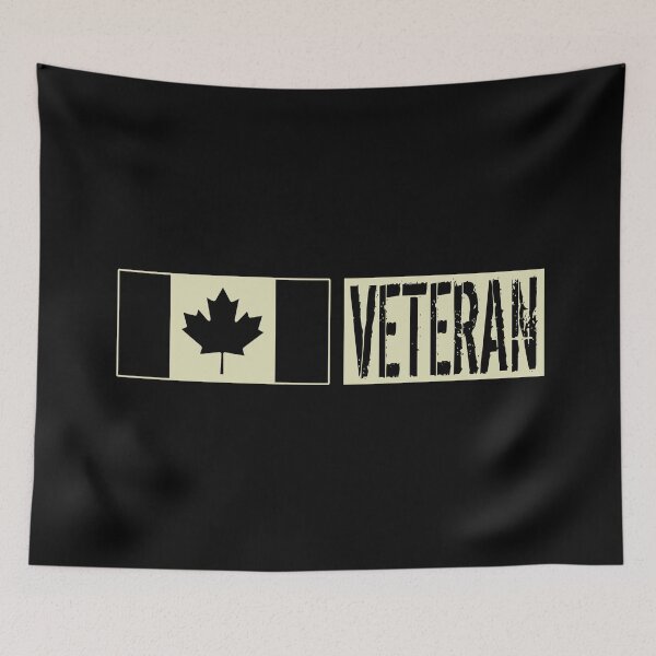 Item preview, Canadian Military: Veteran (Black Flag) designed and sold by Jared Davies.