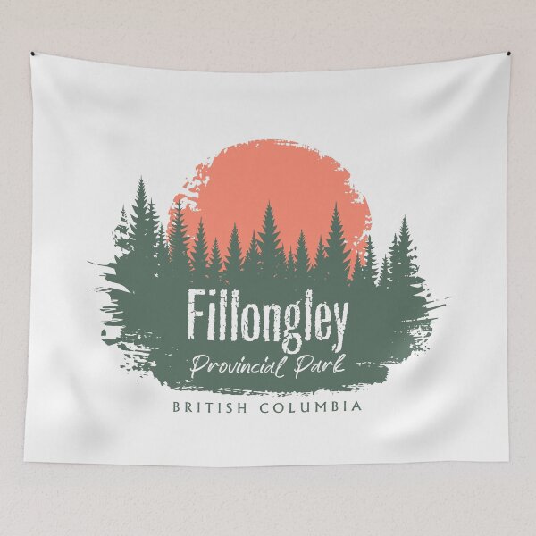 Item preview, Fillongley Provincial Park British Columbia Forest And Sunset designed and sold by bivenart.