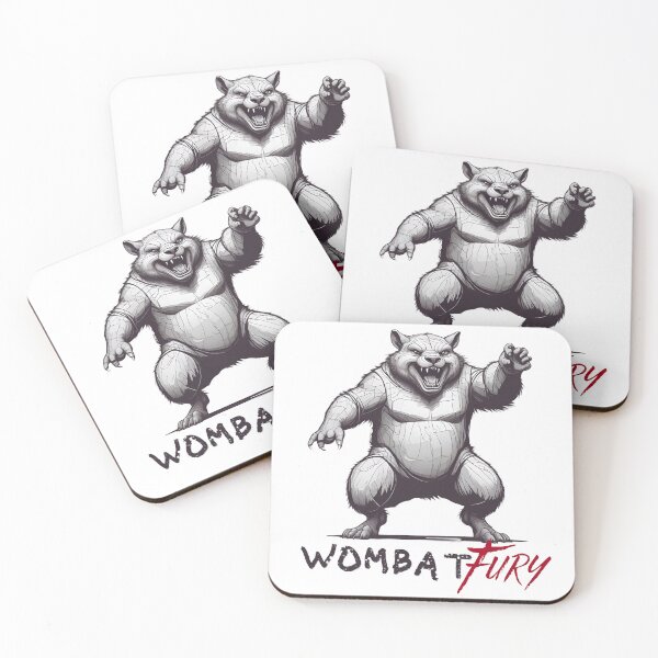 Item preview, Wombat Fury designed and sold by pUNKnown.