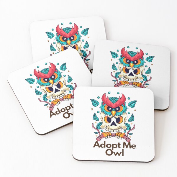 Item preview, Adopt Me Owl Owl With Skull  designed and sold by QuirkByLgnatius.
