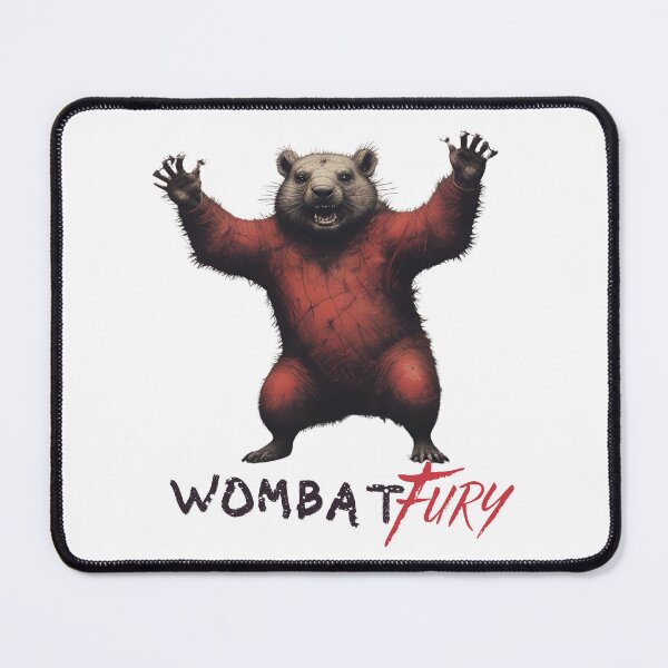 Item preview, Wombat Fury designed and sold by pUNKnown.