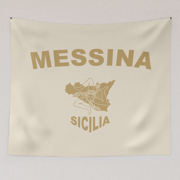 Item preview, Messina Sicilia Trinacria map designed and sold by studioss76.
