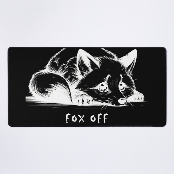 Item preview, fox off (white) designed and sold by Oryartil.