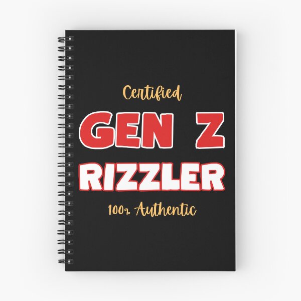 Item preview, Funny Certified Gen Z Rizzler Viral Trending Slang Meme Quote designed and sold by MorningTeeNmore.