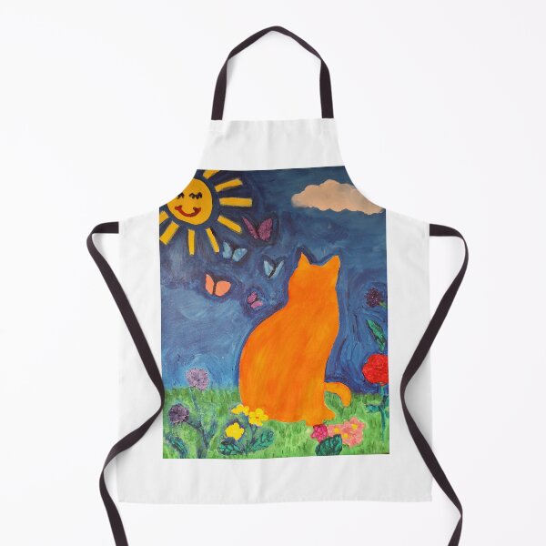 Item preview, Ginger Cat Abstract acrylic on canvas designed and sold by Oregon333.