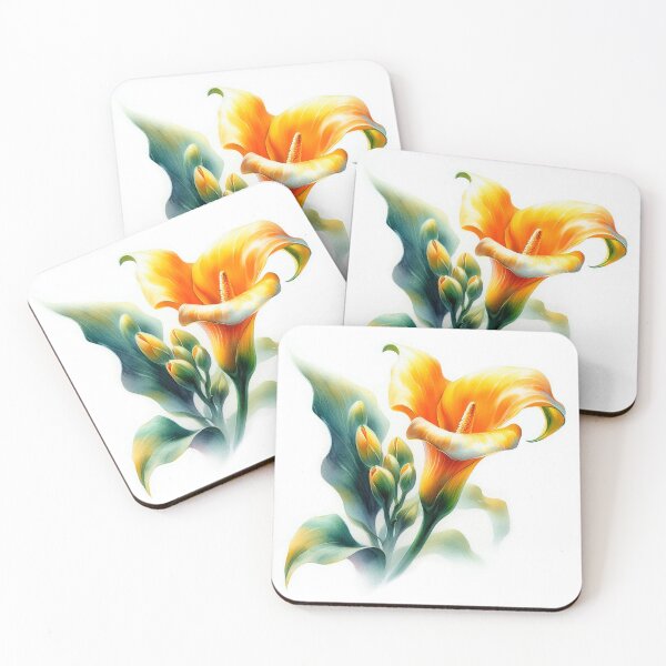 Item preview, Yellow Calla Lilies designed and sold by LiluEremenko.