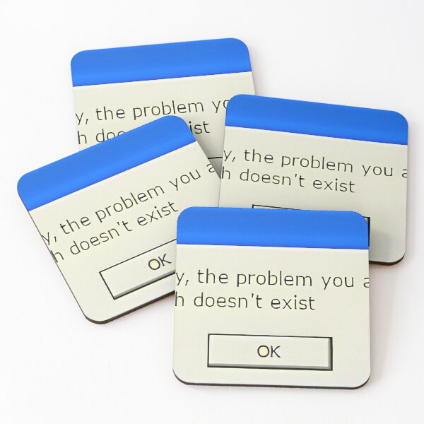 Item preview, error joke problem solving designed and sold by Capacitor-Ant.