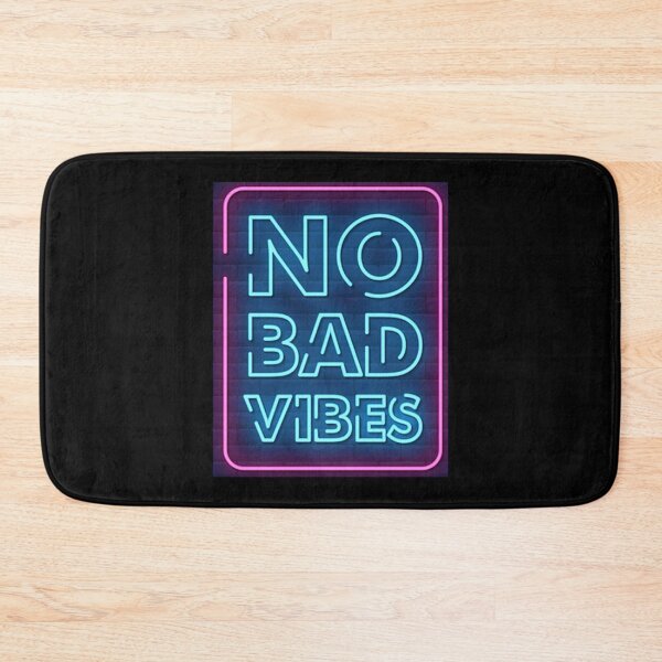 Item preview, Neon Phrase No Bad Vibes designed and sold by QuirkByLgnatius.
