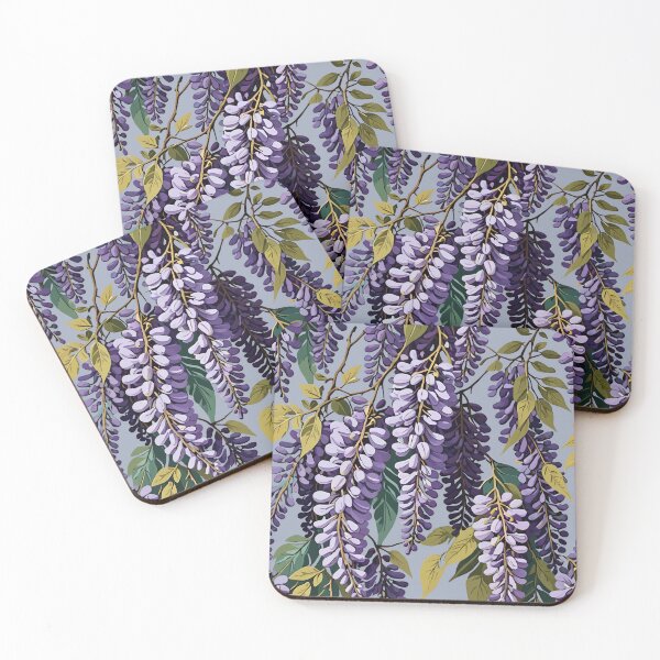 Item preview, Wisteria Retro Style Abstract Cottagecore Cut Out 2 designed and sold by taiche.