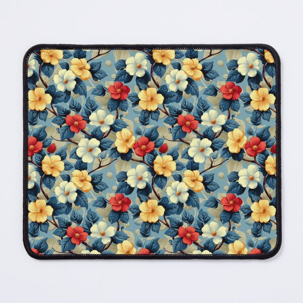 Item preview, Red, yellow and white flowers designed and sold by Loop-De-Loop.