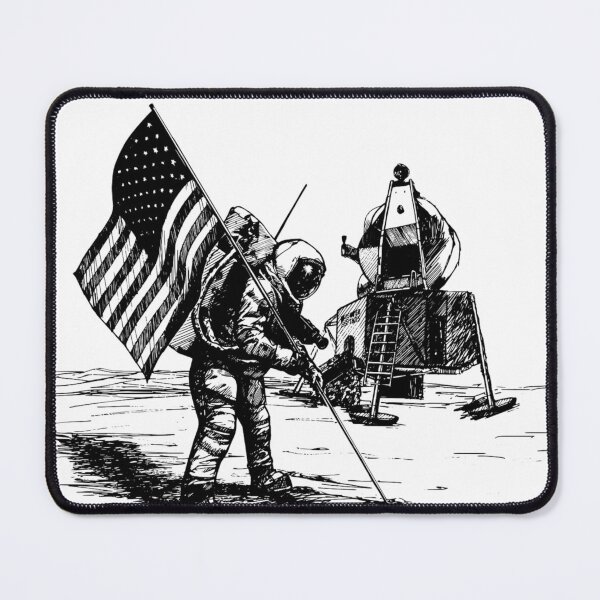 Item preview, drawing first step on the moon designed and sold by Robin12344321.