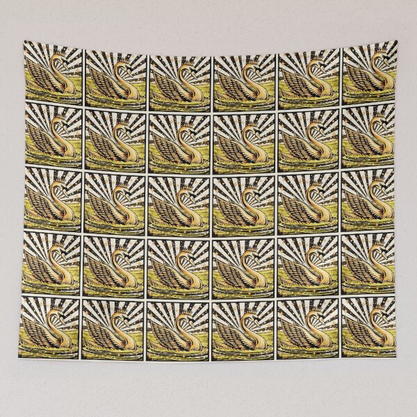 Item preview, Golden Swan lake, Retro, Pop Art designed and sold by Clara Fruggeri.