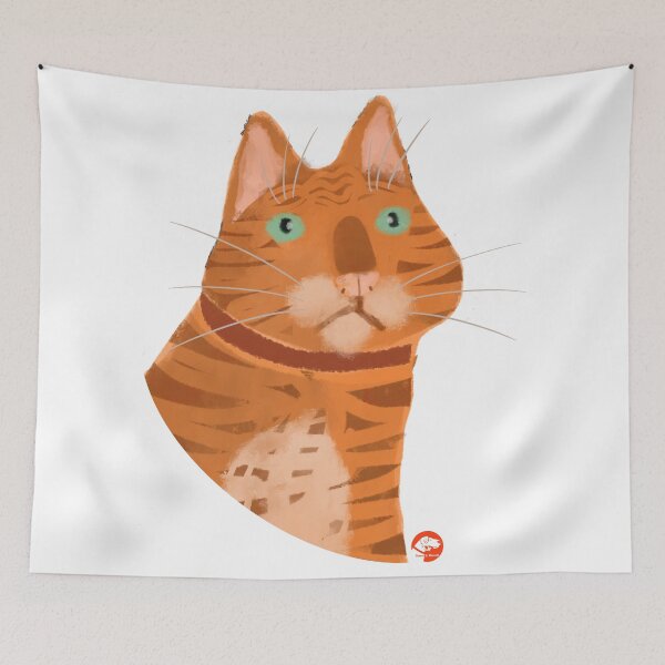 Item preview, orange cat  designed and sold by Ferret-Russell.