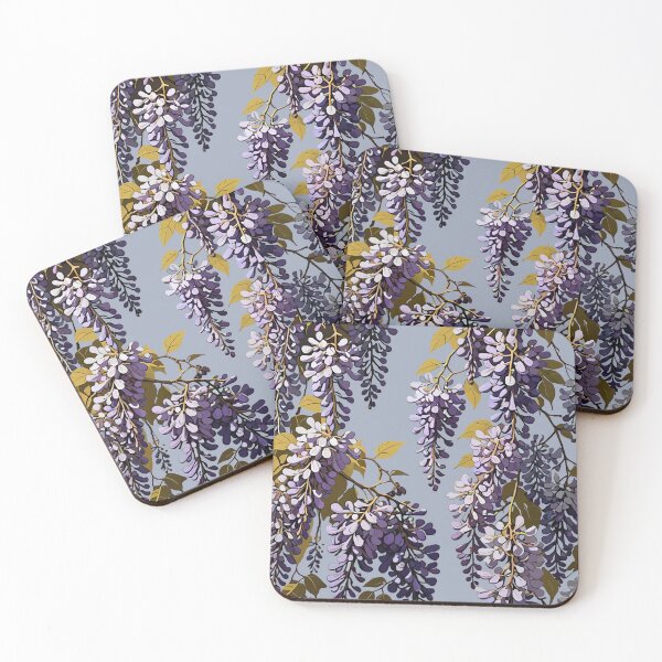 Item preview, Wisteria Retro Style Abstract Cottagecore Cut Out 3 designed and sold by taiche.