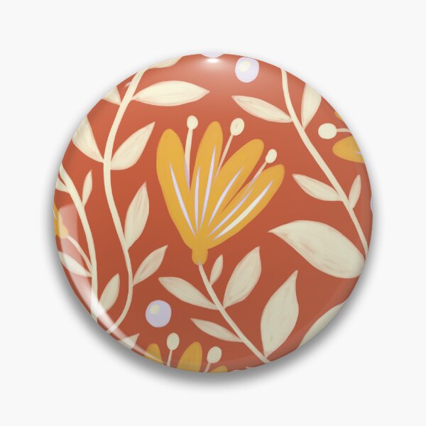 Item preview, Cute floral pattern in red,beige,yellow designed and sold by Miss-Belle.