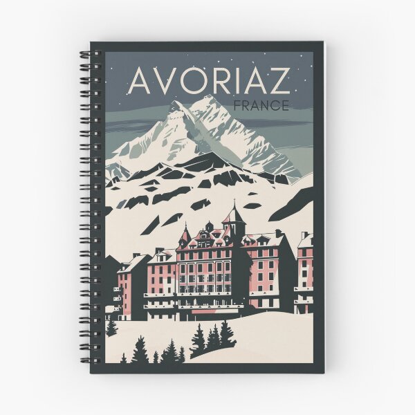 Item preview, A Vintage Travel Illustration of Avoriaz - France  designed and sold by GoodOldVintage.
