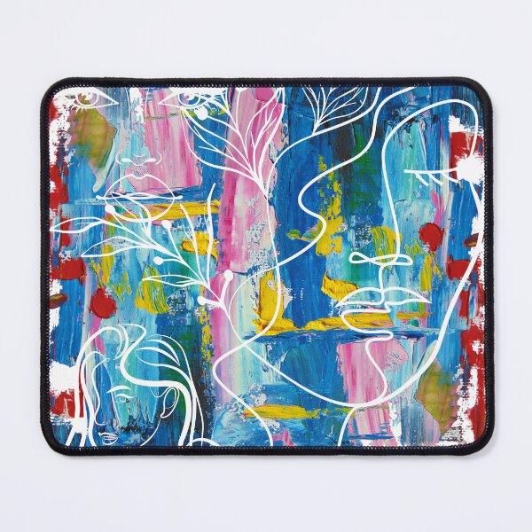 Item preview, Graphic Colorful Paint Art | Women's Face Lineart designed and sold by Graphlie.