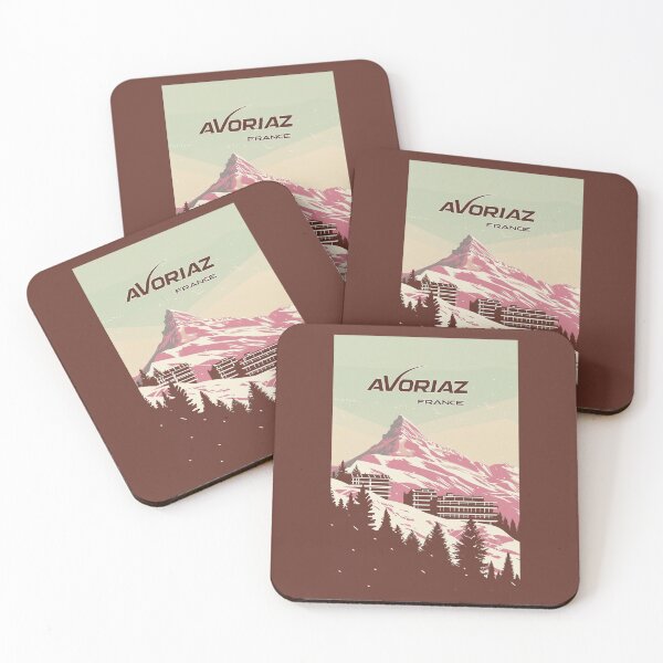 Item preview, A Vintage Travel Illustration of Avoriaz - France  designed and sold by GoodOldVintage.