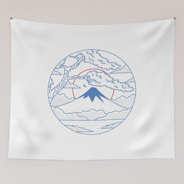 Item preview, Mountain Fuji Minimalis Art designed and sold by Artthree.