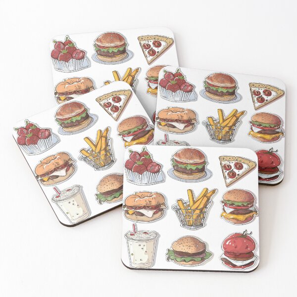 Item preview, Fast Food Stickers designed and sold by brandway.