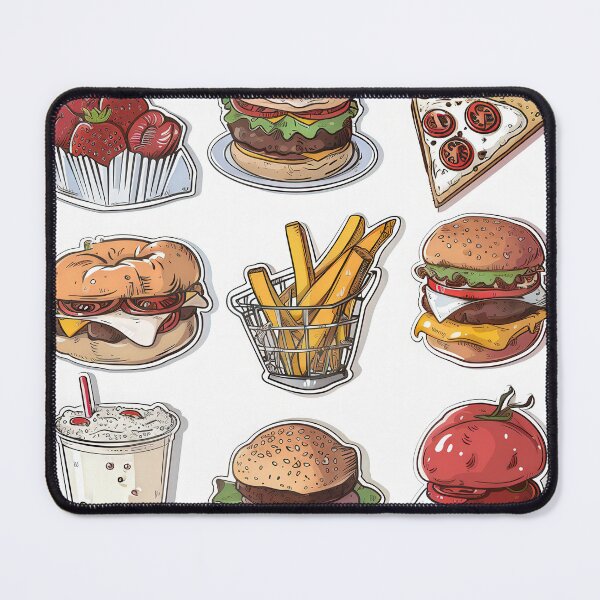 Item preview, Fast Food Stickers designed and sold by brandway.
