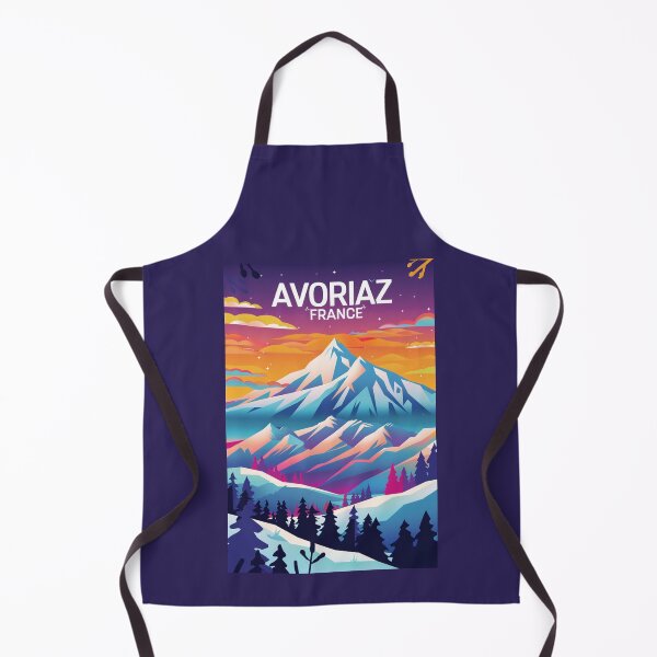 Item preview, A Vintage Travel Illustration of Avoriaz - France  designed and sold by GoodOldVintage.