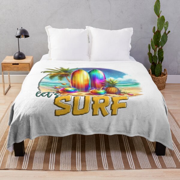 Item preview, let's surf designed and sold by Natalia Shop.