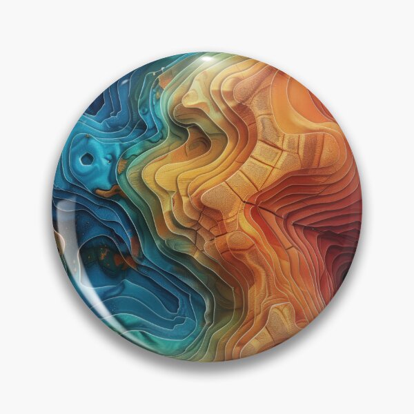 Item preview, Abstract Wavy Pattern in Vibrant Colors designed and sold by brandway.
