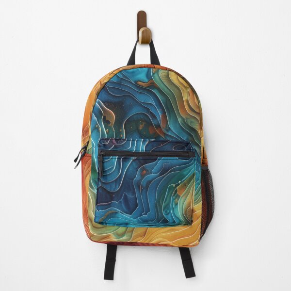 Item preview, Abstract Wavy Pattern in Vibrant Colors designed and sold by brandway.