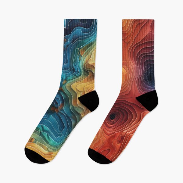 Item preview, Abstract Wavy Pattern in Vibrant Colors designed and sold by brandway.