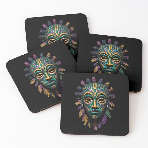 Item preview, An Abstract Cubism-Inspired Design Depicting An Ancient African Mask designed and sold by Adelberton.