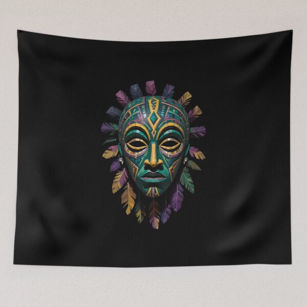 Item preview, An Abstract Cubism-Inspired Design Depicting An Ancient African Mask designed and sold by Adelberton.
