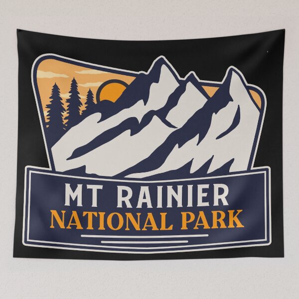 Item preview,  Mt Rainier National Park designed and sold by graphic-map.