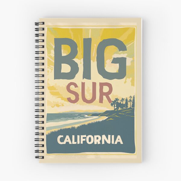Item preview, A Vintage Travel Illustration of Big Sur - California - US designed and sold by GoodOldVintage.
